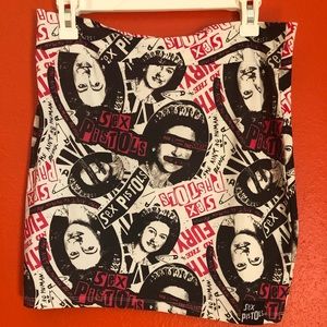 Sex Pistols “god save the queen” mini skirt
